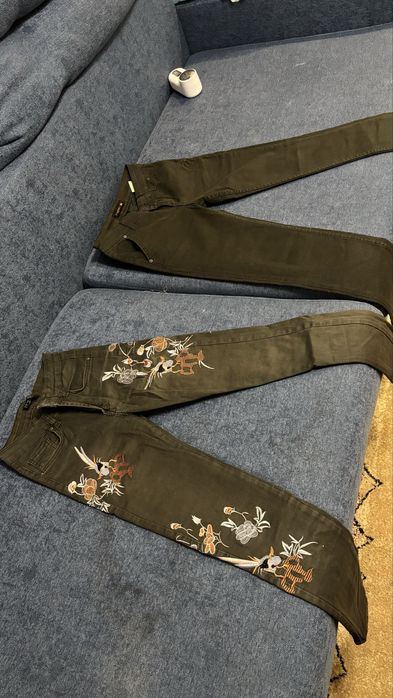 Джинсы юбка все по 2000