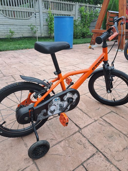 Bicicleta copii Robot 500  roti 16'' + roti ajutatoare
