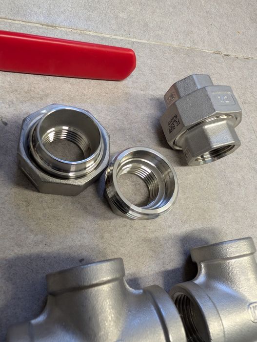 Set Complet Fitinguri și Robinete INOX 1/2" – Kit de Siguranță / Rezervă Gospodărie