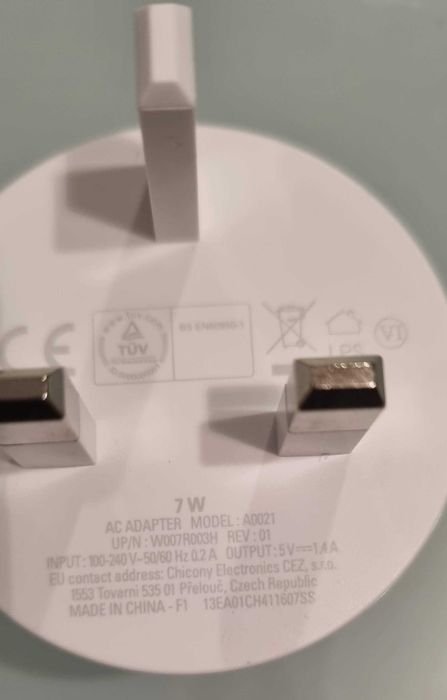 Sursa alimentare termostat NEST usb priza UK Anglia 5V 1.4A