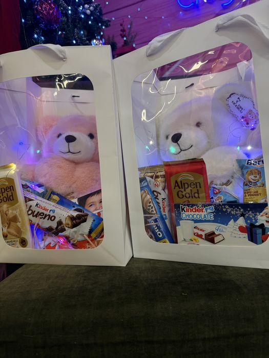 Мишки подарки бокс