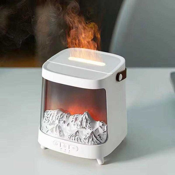 Difuzor/umidificator portabil sau de cameră cu telecomanda semineu