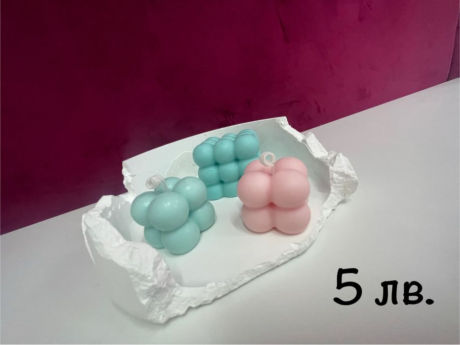 Ръчно изработени соеви свещи