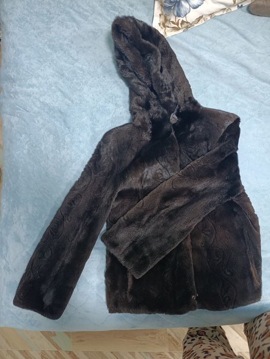 Шуба автоледи норковая