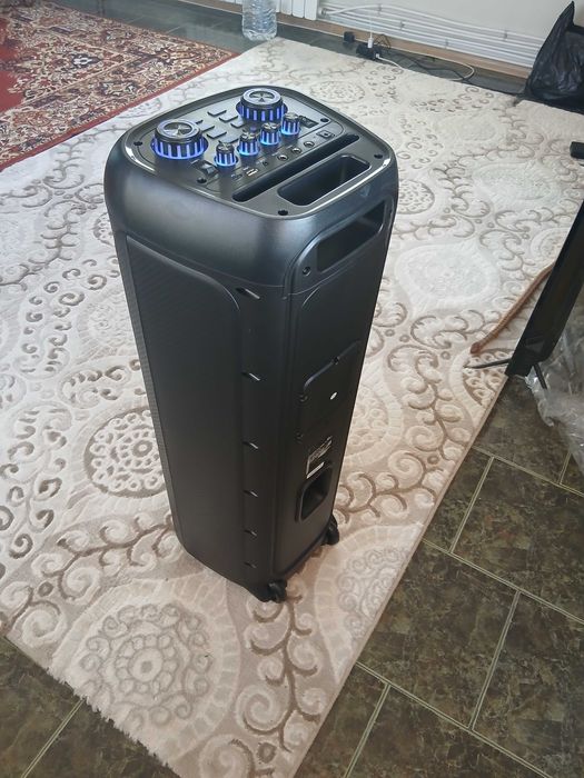 Тонколона с микрофон