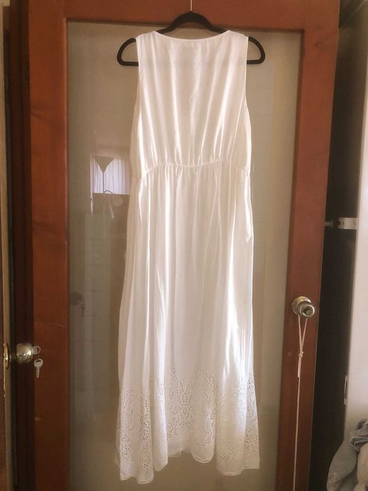 Бяла лятна рокля Massimo Dutti