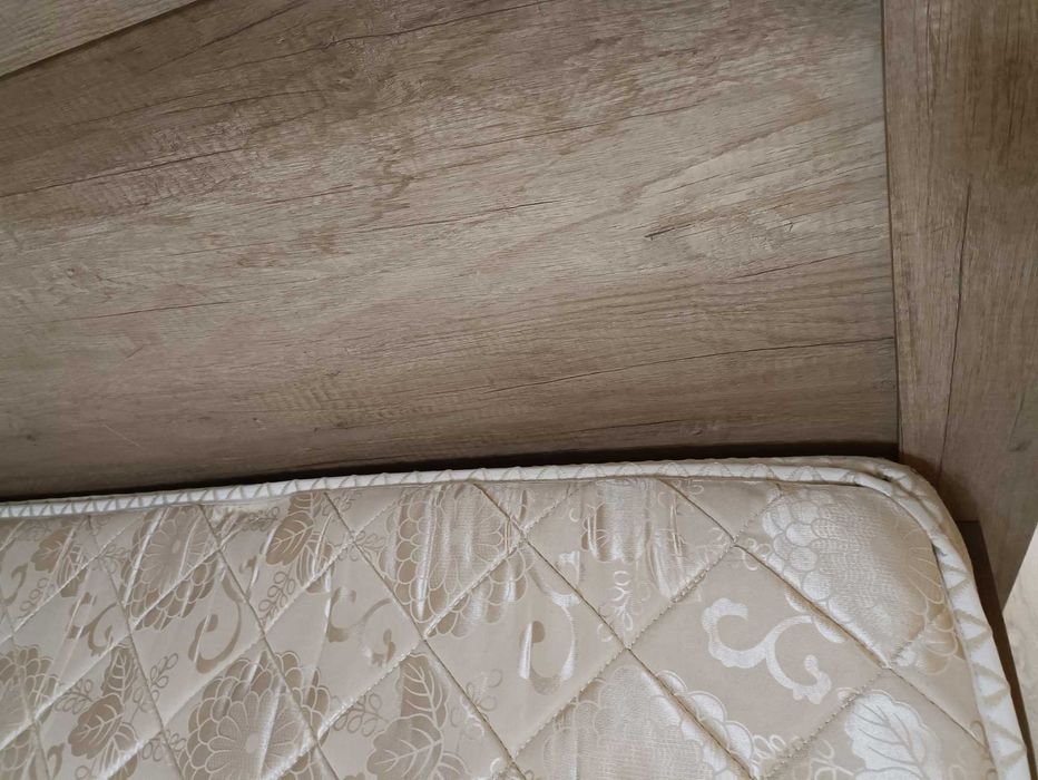 Двуспальная кровать с ортопедическим матрасом метро Ойбек