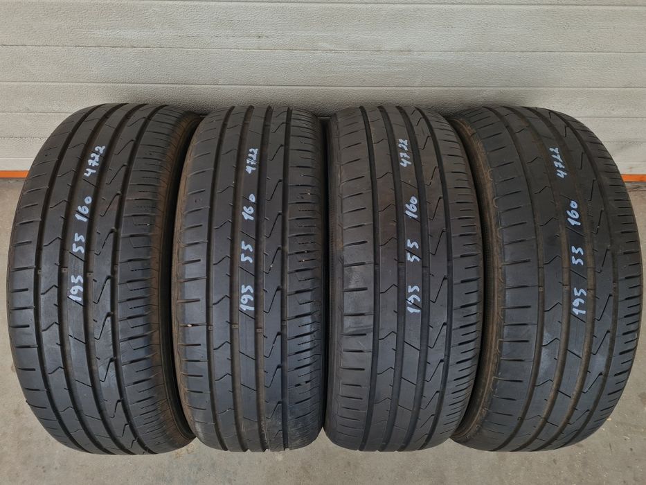 Летни гуми 4 броя HANKOOK Ventus Prime3 195 55 R16 дот 4722