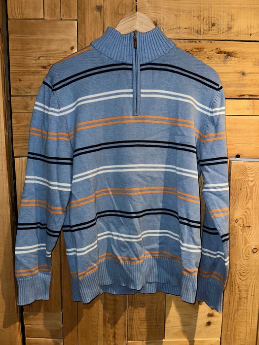 Pulover albastru în dungi Westbury