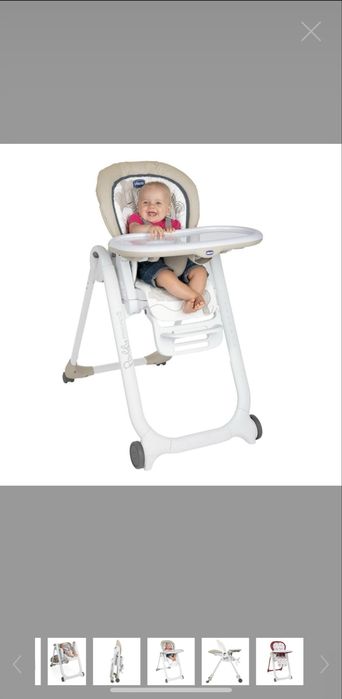 Scaun masa Chicco Polly Progress 5 in 1