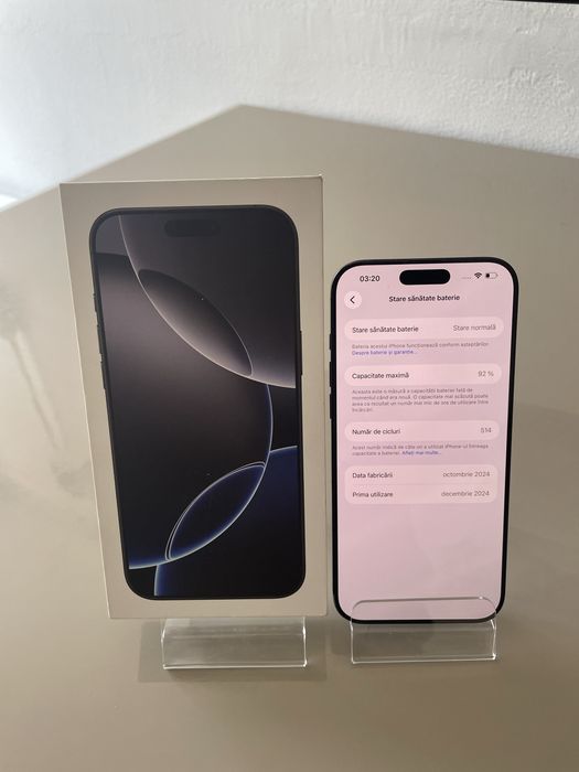 Iphone 16 Pro Max 256GB Baterie 92%