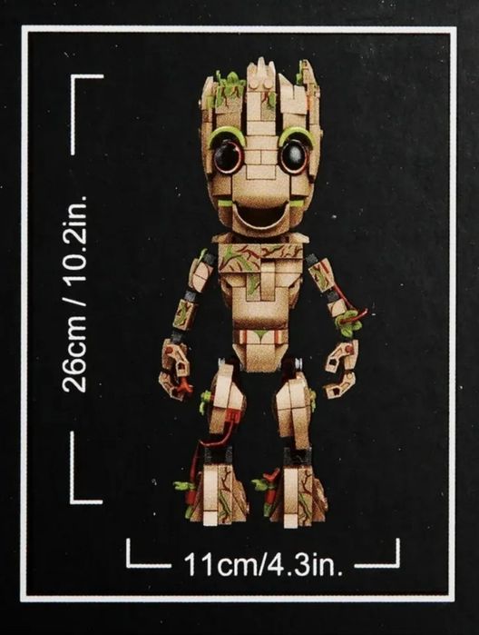 Конструктор "MARVEL. Я Есть Грут" (475 деталей)