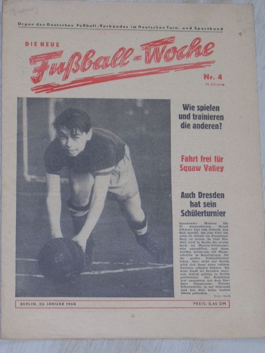 Оригинални стари футболни вестници от Германия от 1960, 1961, 1965