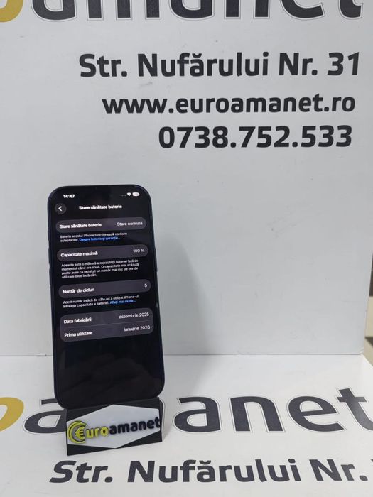 Telefon mobil Apple iPhone 17 Pro, 256GB, 5G-100% -N-