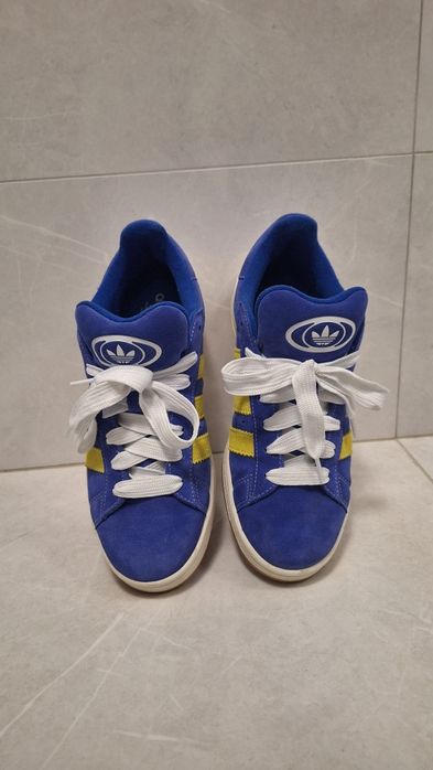 Adidas Campus albastru cu galben