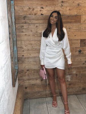 Zara rochie satin albă nouă cu etichetă