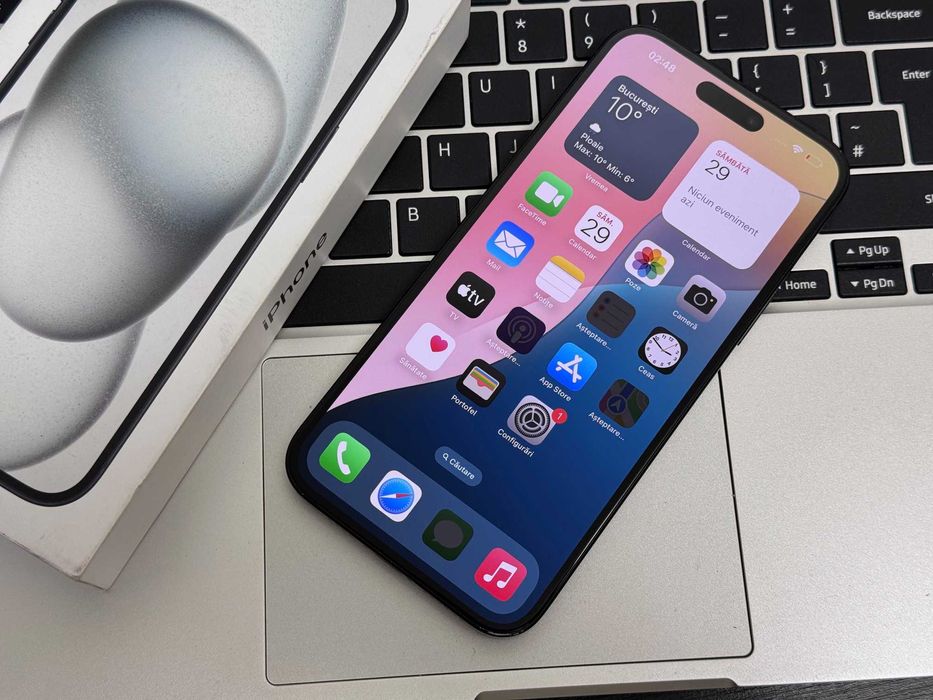 iPhone 15 Plus, Black, 256Gb |Acceptam Schimburi| Cod - G650