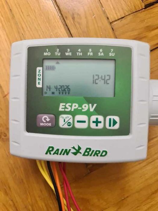 Programator irigații Rain Bird ESP-9V, 2 zone, pe baterie 9V