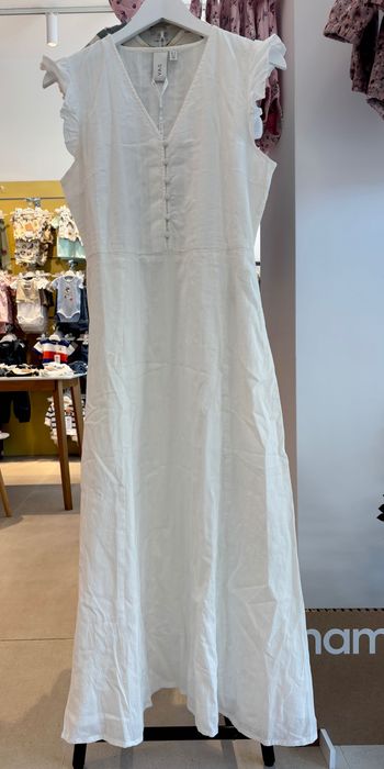 Дълга бяла рокля YAS