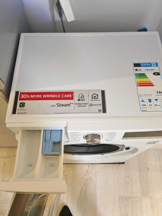 Masina de spalat rufe LG F2WV7S8P1, 8.5 kg -SLIM 47CM/60CM