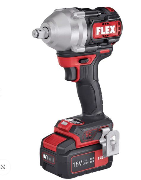 Гайковерт ударный аккумуляторный IW 1/2″ 750 18.0-EC/5.0 Set FLEX