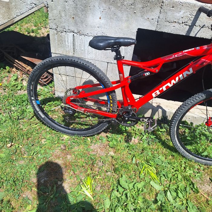 Rockrider btwin 540s bicicleta Full suspension mtb downhill,enduro