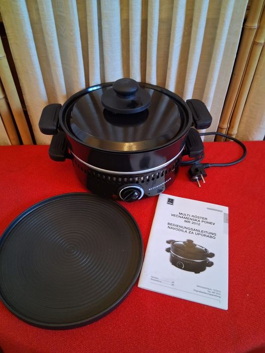 Cuptor multifuncțional Stöckli pentru castane, grătar si clătite.