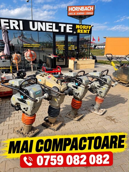 Inchiriere mai compactor Oradea - maiul saritor, santuri, umpluturi
