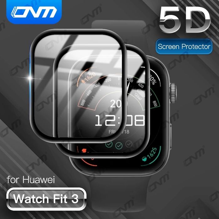Huawei Watch Fit 4 / 4 Pro / Fit 3 / 5D извит протектор за цял екран