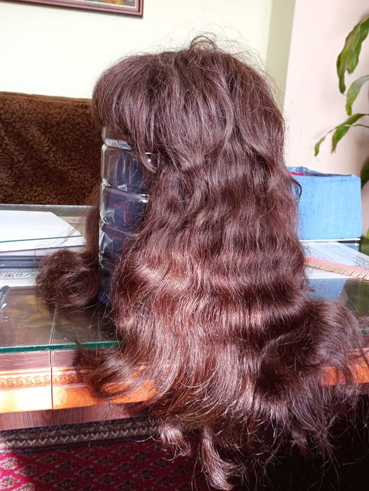 Дамска перука от естествен косъм