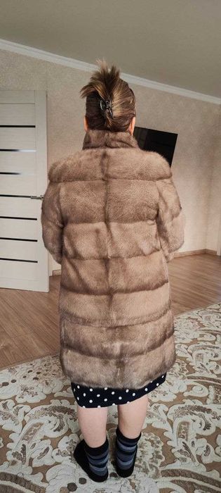 Норковая шуба трансформер 46 размера