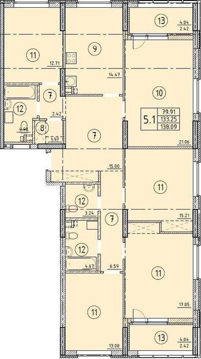 Квартиры ЖК SED SITY (ДСР)