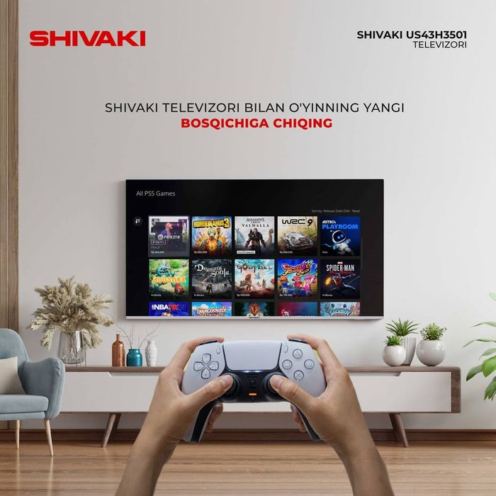 Shivaki US43H3501.  3-yil kafolatga ega.