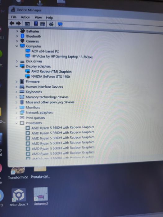 HP Victus 15 Gaming | Ryzen 5 5600H | GTX 1650 4GB | 16GB RAM | SSD 256GB