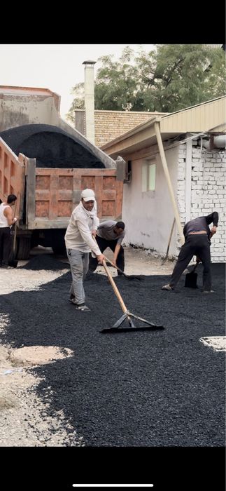 Нархлар Тушди Асфальт килиш ишлари Асфалт