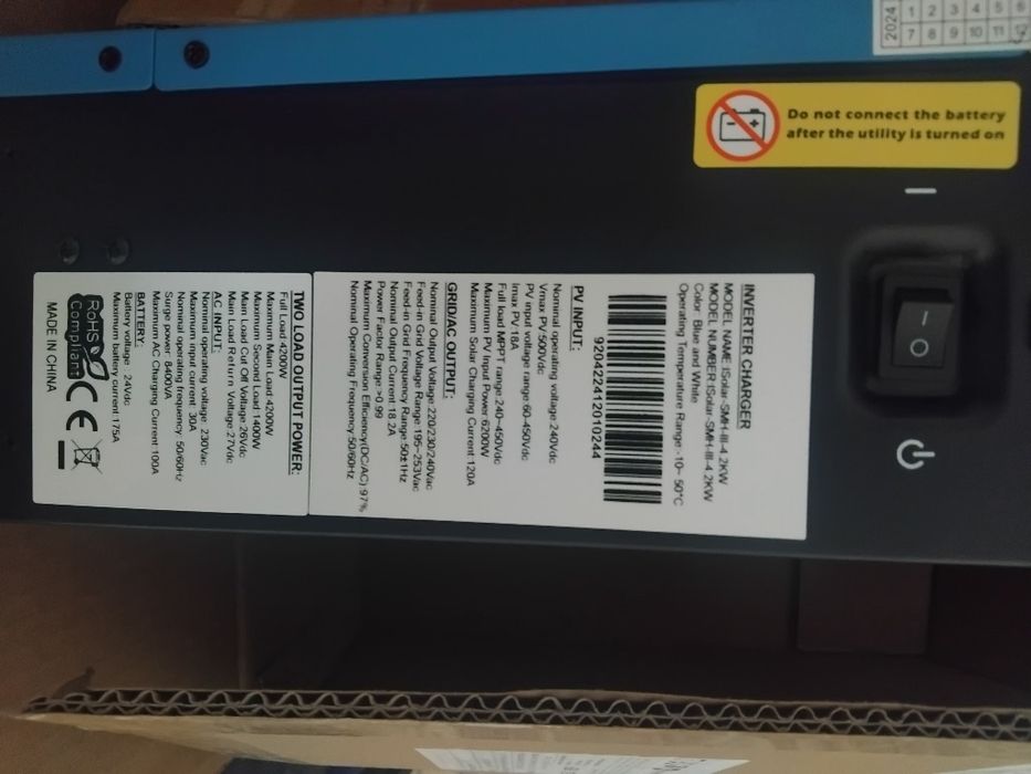 Transforma 24v ,4,2 kv