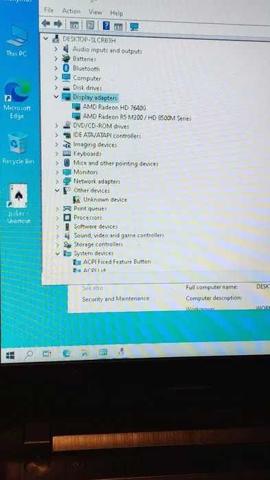 Laptop Lenovo G505S gaming, cu 8 si 1000Gb de RAM/ROM, cu win 10