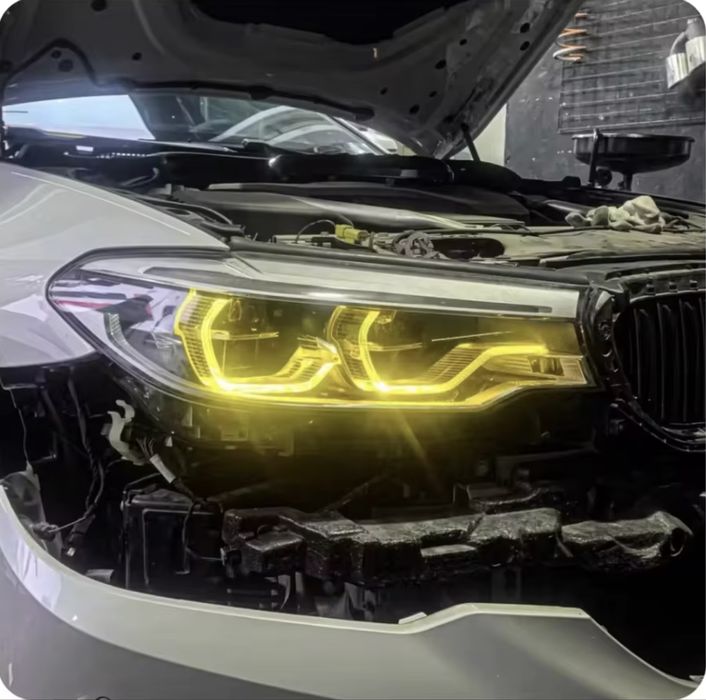 BMW G30 DRL жълт