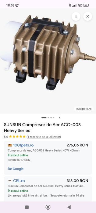 Compresor aer SUNSUN ACO-003