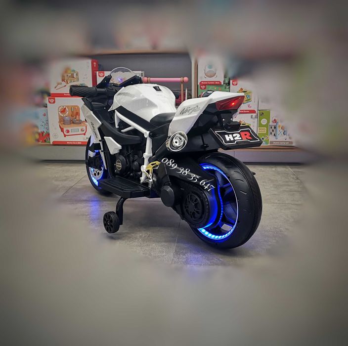 ПРОМОЦИЯ ДО 01.08!НОВО!Акумулаторен мотор с Ninja Duo WHITE с 12V батерия,USB