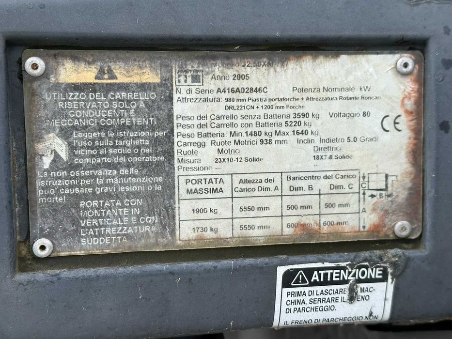 Dezmembrez stivuitor electric HYSTER