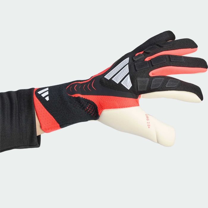 Вратарски ръкавици ADIDAS Predator GL PRO BLACK/BLACK/LUCID RED размер 7,8