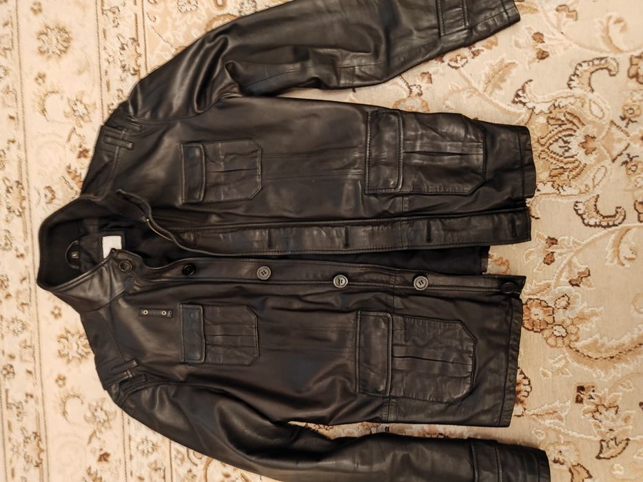 Кожанная куртка б/у