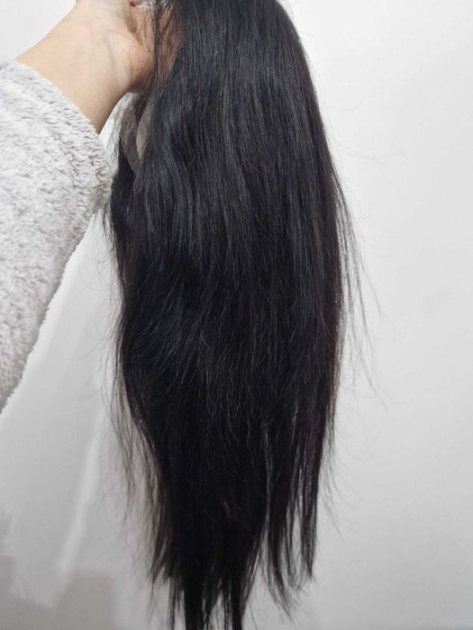 Peruca bruneta par 100% natural uman brazilian