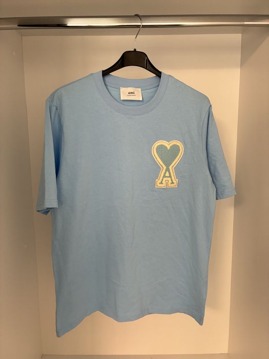 Tricou Ami Paris Albastru M