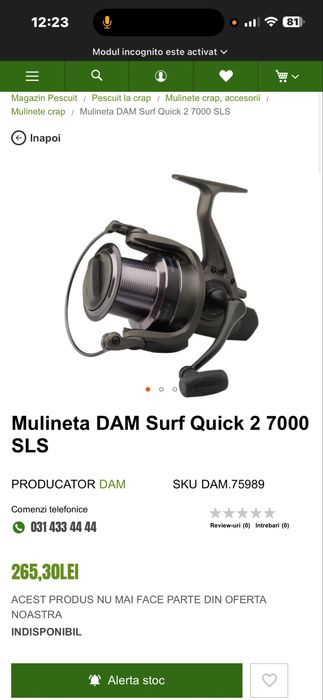 Lamsete Fox eos pro 3,5lb/ 3,9m + mulinete Dam quick 2 7000SLS