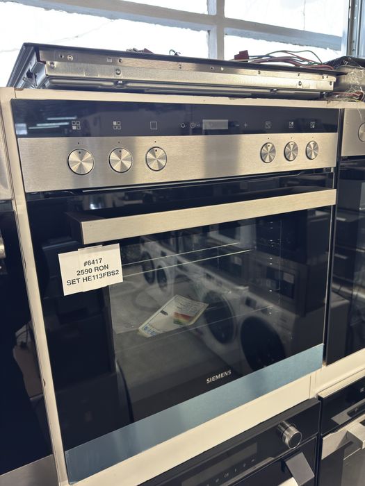 Set cuptor și plită Siemens EA64RGNA1E + HE113FBS2