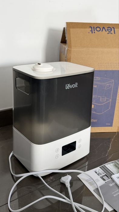 Umidificator aer Levoit 300S Ultrasonic, rezervor 6L, autonomie 60 ore, senzori, silentios, cu aplicatie pe telefon