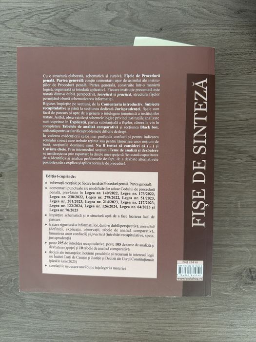 Fișe de Procedură penală - UDROIU
