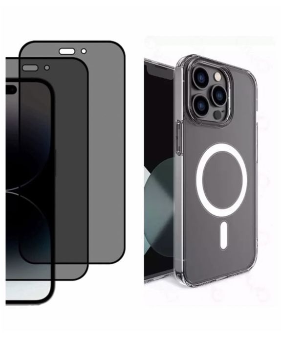 Iphone 14/15/16E/17 PRO MAX PLUS AIR Husa In Wireless+Folie Sticla 20D